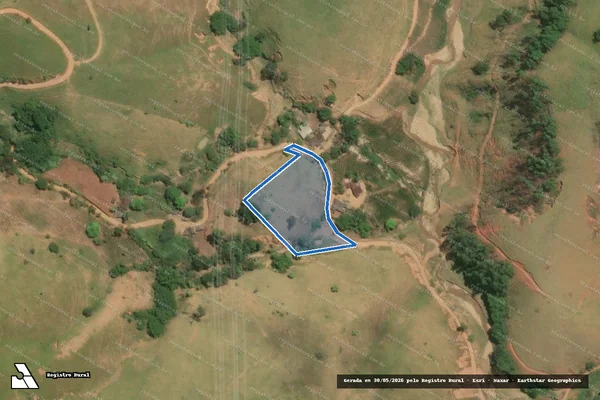 Imagem de satélite de Bom Jardim / Pouso Alto - GLEBA B em Muniz Freire - ES