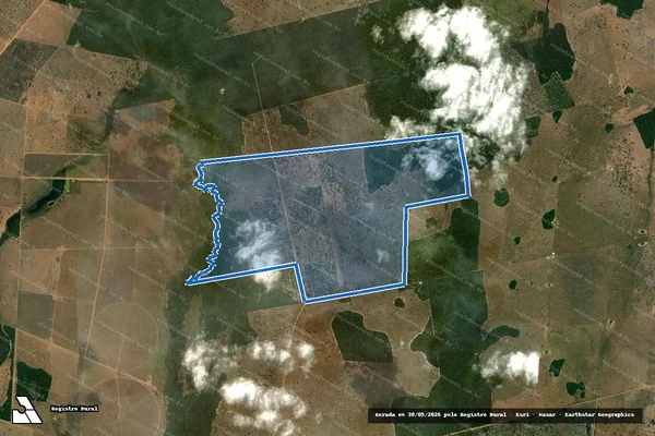 Imagem de satélite de Fazenda Nossa Senhora Aparecida - Fazenda Nossa Senhora Aparecida em Araguaiana - MT