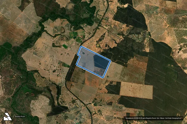 Imagem de satélite de FAZENDA ARARAS_LOTE 22 - FAZENDA ARARAS_LOTE 22 em Francisco Sá - MG
