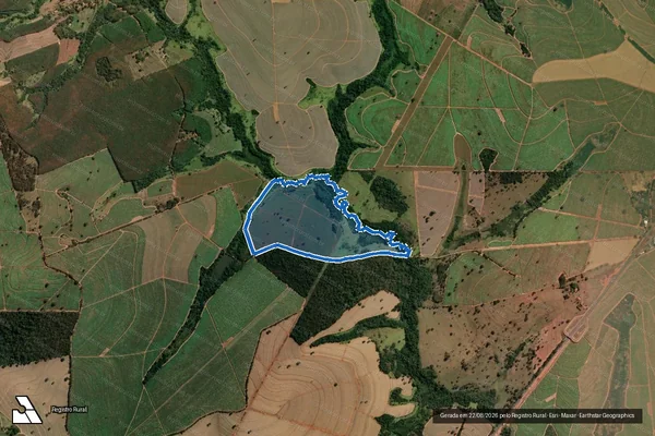 Imagem de satélite de FAENDA Ã JÉ em José Bonifácio - SP