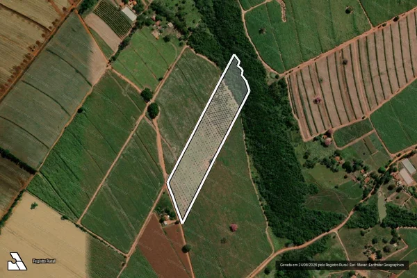 Imagem de satélite de Sítio São Lourenço ? Gleba B - Sítio São Lourenço ? Gleba B em Itápolis - SP