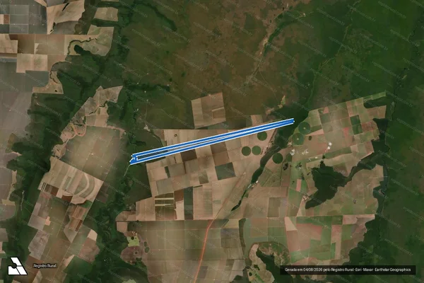 Imagem de satélite de Fazenda Caetetu II em Sapezal - MT
