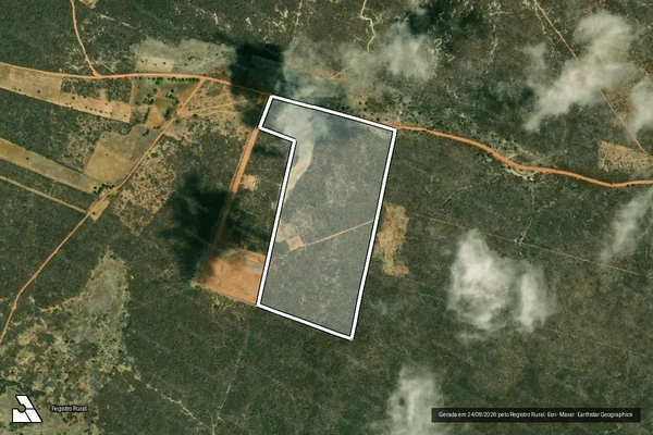 Imagem de satélite de Sítio Maniçoba - Gleba B em Açu - RN