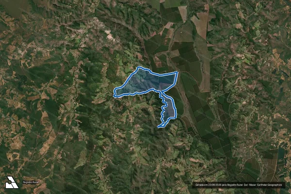 Imagem de satélite de Fazenda do Sobrado - Gleba 02 em Itamarandiba - MG