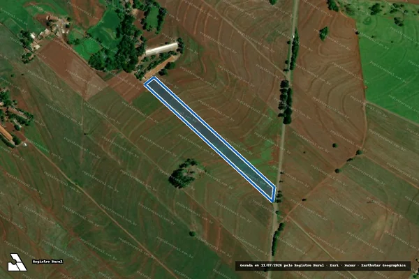 Imagem de satélite de LOTE N. 83 (UNIFICAÇÃO) - PARTE 1 - DO BAIRRO PROGRESSO 1 PARTE - GLEBA RIO VERDE-2 em Jesuítas - PR