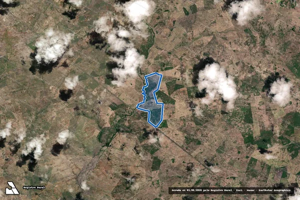 Imagem de satélite de Fazenda São Bartolomeu - Parte 1 em Candeal - BA