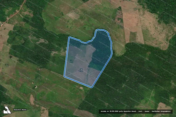 Imagem de satélite de FAZENDA SAMPAIO - Parte 1 em Alenquer - PA