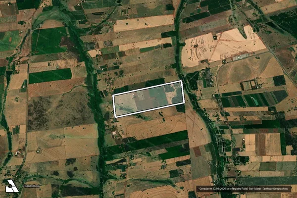 Imagem de satélite de ESTÂNCIA SANTOS REIS - Perímetro Geral em Urânia - SP