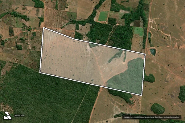 Imagem de satélite de FAZENDA NOVA ALIANÇA  - Parte 1 em Porto Franco - MA