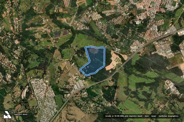 Imagem de satélite de SÍTIO QUILTUTE - SÍTIO QUILTUTE em Jundiaí - SP