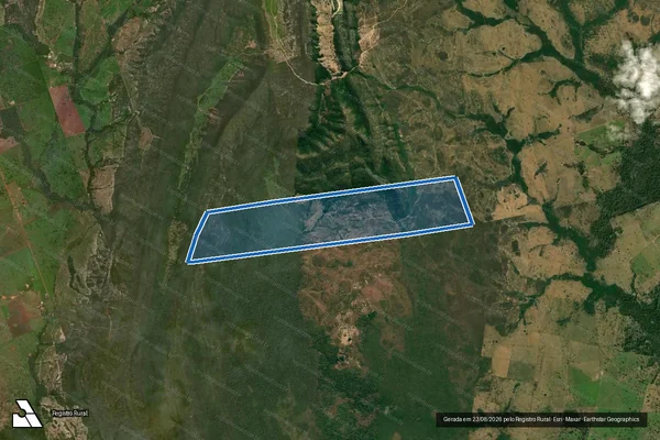 Imagem de satélite de FAZENDA PRIMAVERA - Parte 1 em Porto Esperidião - MT