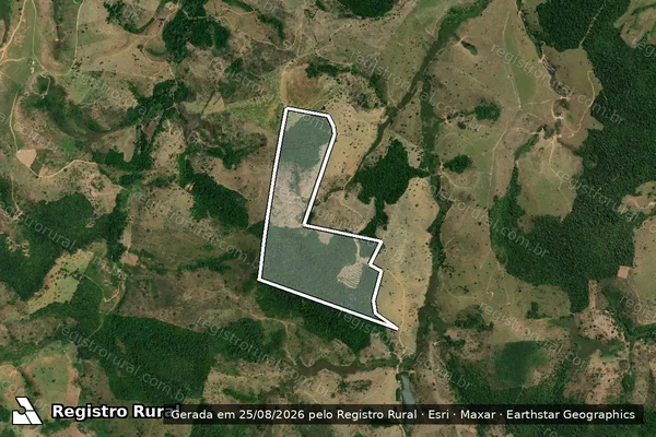 Imagem de satélite de FAZENDA ESPERANÇA - Parcela 1 em Itamaraju - BA