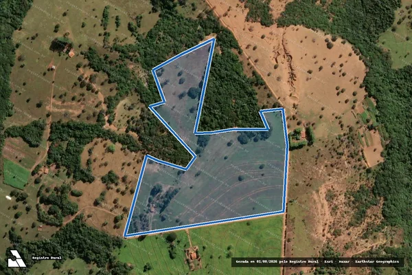 Imagem de satélite de LOTE 09 - Projeto de Assentamento 21 de Abril - Parte 1 em Veríssimo - MG