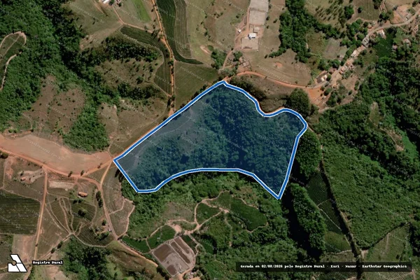 Imagem de satélite de Fazenda Veados - Gleba 4 em Córrego Danta - MG