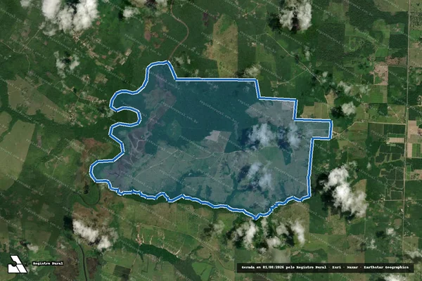 Imagem de satélite de FAZENDA PARAISO - Parte 1 em Nova Timboteua - PA