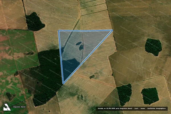 Imagem de satélite de FAZENDA FRONTEIRA II em Porto Alegre do Norte - MT