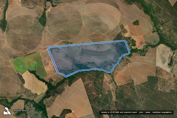 Imagem de satélite de FAZENDA PEDRAS - Gleba Gleba 04 em Unaí - MG