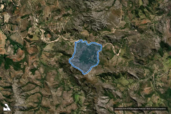 Imagem de satélite de SITIO PIRIQUITO - Parte 1 em Conceição do Mato Dentro - MG