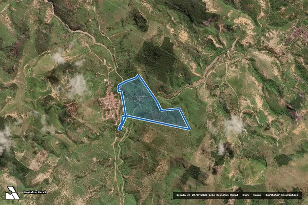 Imagem de satélite de FAZENDA SÃO JOSÉ - CÓRREGO DO EMPEDRADO - Parte 1 em Rubim - MG