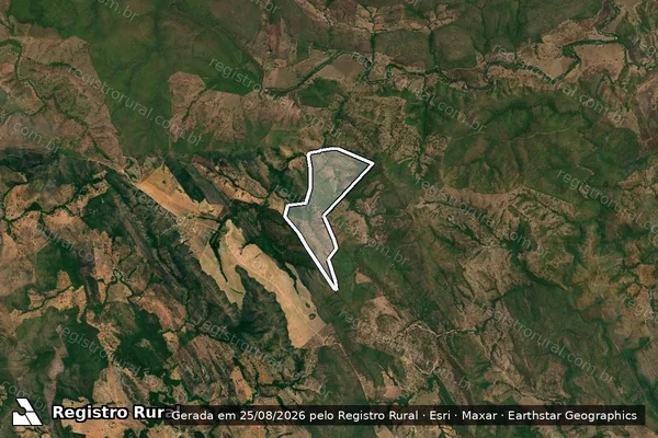 Imagem de satélite de FAZENDA VALE DOS CORDEIROS - 001 em Campinaçu - GO