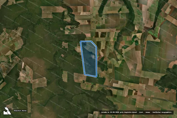Imagem de satélite de Fazenda Faller em Comodoro - MT