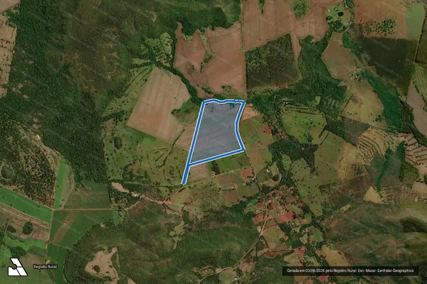 Imagem de satélite de FAZENDA SANTA OLÍVIA ? PARTE 1 - Parcela 01 em Jaraguari - MS