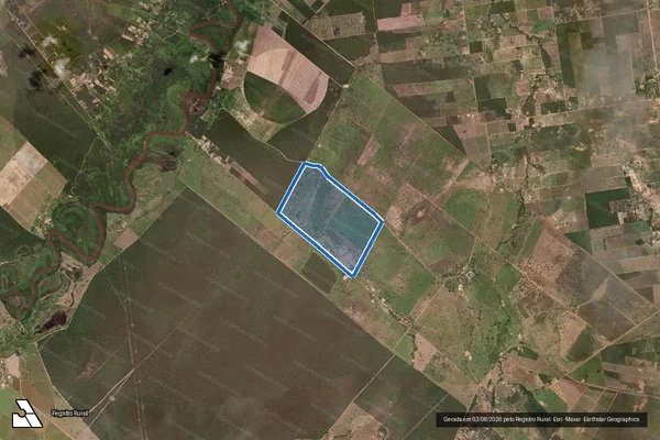Imagem de satélite de FAZENDA SÃO SEBASTIÃO - 001 em Angical - BA