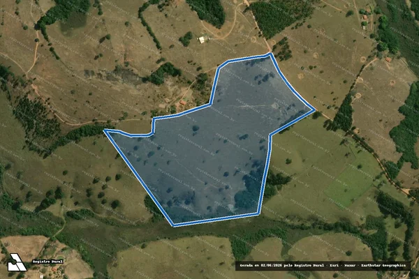 Imagem de satélite de Fazenda Invernada - Parte 4 em Desterro de Entre Rios - MG