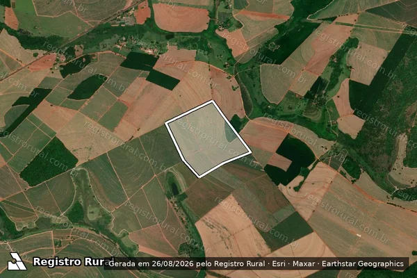 Imagem de satélite de SÍTIO PAU D?ALHO II - Sítio Pau D Alho II em Colina - SP