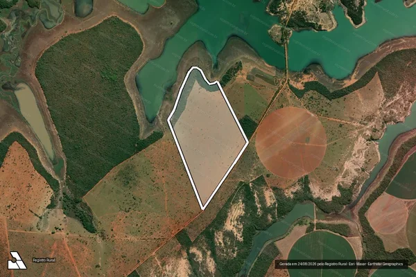 Imagem de satélite de FAZENDA BOA VISTA - FAZENDA BOA VISTA em Morada Nova de Minas - MG