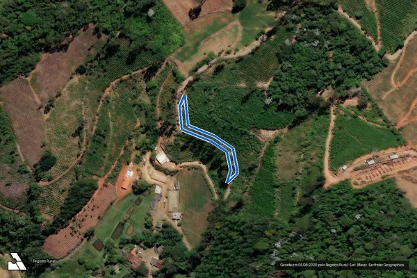 Imagem de satélite de SITIO DO SOSSEGO - Parte 3 ? Faixa de Domínio em Conceição do Castelo - ES