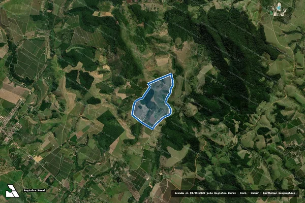 Imagem de satélite de FAZENDA CORUMBAU - Faz. Corumbau - Gleba 01 em Prado - BA