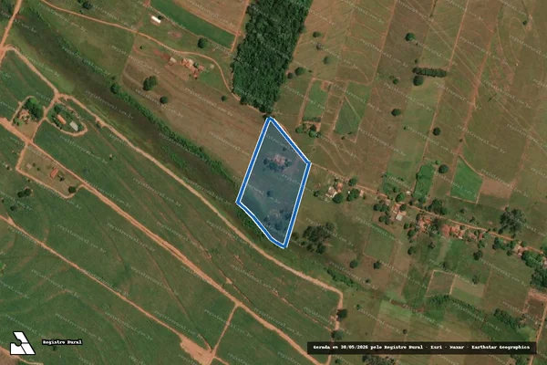 Imagem de satélite de SITIO BELMONTE - SITIO BELMONTE ? GLEBA 02 em Pedranópolis - SP