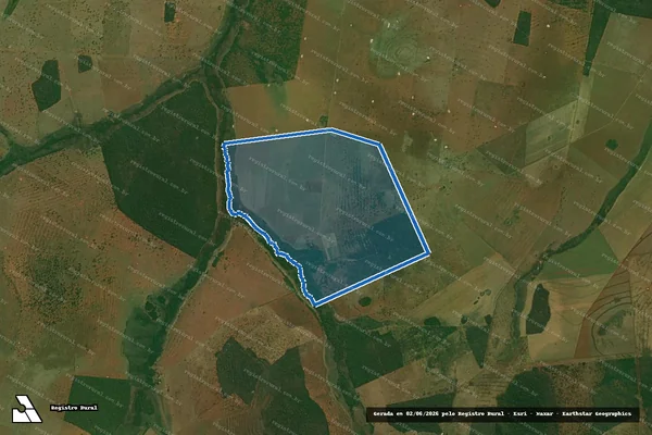 Imagem de satélite de FAZENDA SANTO AFONSO - Parte 1 em Jardim - MS