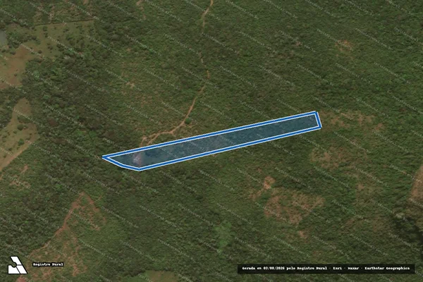 Imagem de satélite de Lote 46-3 do Loteamento Serra do Lajeado ? 5ª Etapa, Folha 04 - Lote 46-3D em Lajeado - TO