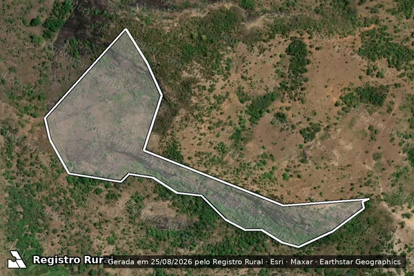 Imagem de satélite de Fazenda Bonfim  - Parte 5 em Ecoporanga - ES
