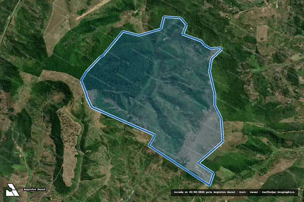 Imagem de satélite de FAZENDA BACABA / Parte 1 em Lago da Pedra - MA