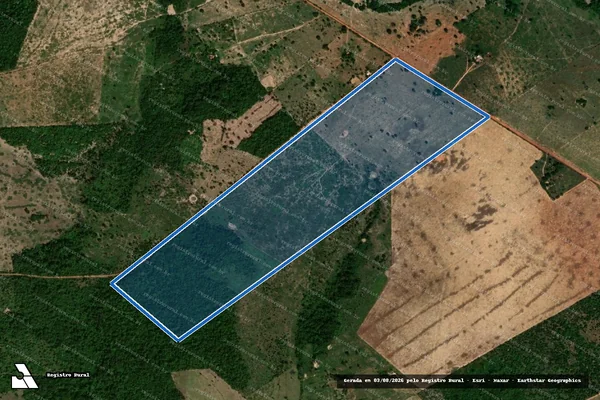 Imagem de satélite de P. A. Fartura - LOTE 286 - LOTE 286 em Confresa - MT