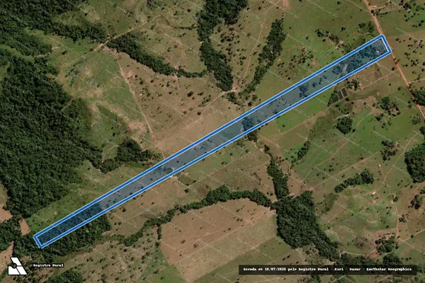 Imagem de satélite de SÍTIO SÃO JORGE  - Parte 1 em Juína - MT