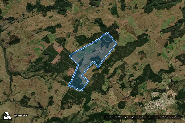 Imagem de satélite de Fazenda Campo Bom em São Francisco de Paula - RS