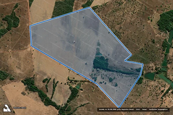 Imagem de satélite de CHACARA CASA BRANCA - Lote n. 14 e Chácara n. 35 em Gurupi - TO