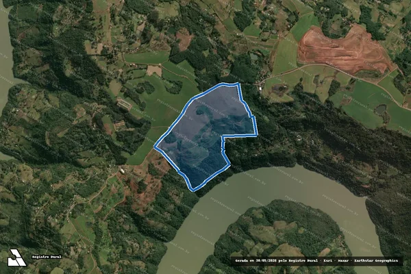 Imagem de satélite de CACHOEIRA / FAZENDA CACHOEIRA em Chapecó - SC