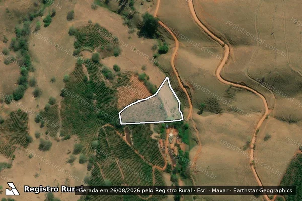 Imagem de satélite de SITIO ESPERANÇA - SITIO ESPERANÇA em Natércia - MG