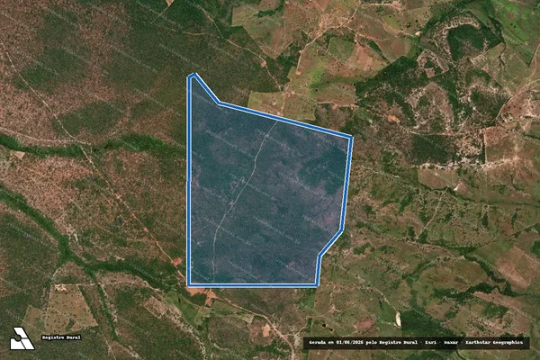Imagem de satélite de FAZENDA  CHUPADOR - PARCELA  002 em Formosa da Serra Negra - MA