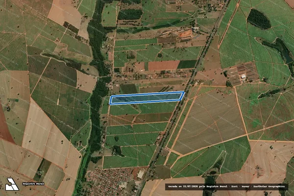 Imagem de satélite de FAZENDA BOCAINA - PARTE 03 em Ubarana - SP