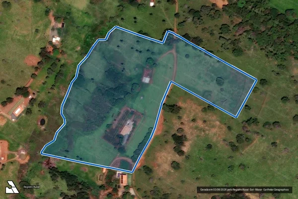 Imagem de satélite de Fazenda Borrachudo - Parte 1 em São Gotardo - MG