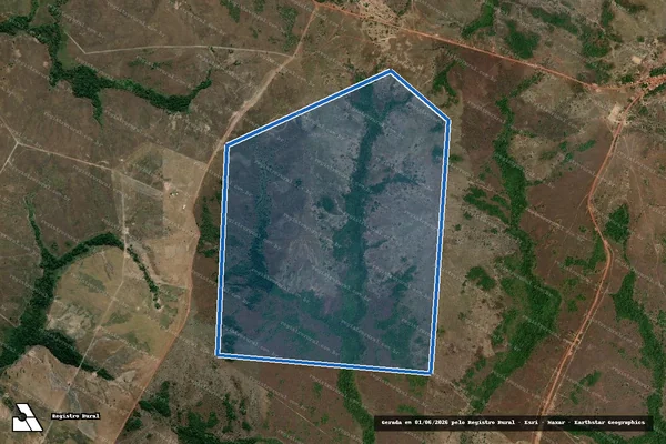 Imagem de satélite de FAZENDA SÃO PEDRO - FAZENDA SÃO PEDRO em Santa Maria das Barreiras - PA