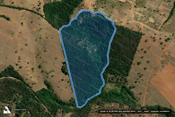 Imagem de satélite de GLEBA 1-A   FAZENDA CONFINS - Parte 1 em Confins - MG