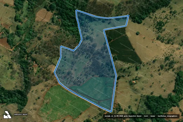 Imagem de satélite de Fazenda Invernada - Fazenda Invernada ? Gleba A em Cajuru - SP