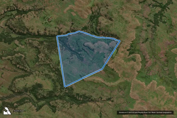 Imagem de satélite de Boqueirão/Sede - Parte 1 em Sant'Ana do Livramento - RS